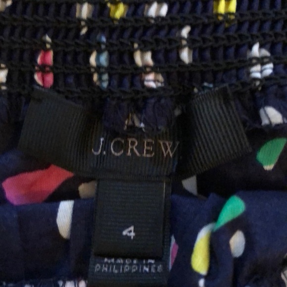 Shoulder multi colored jcrew blouse - Picture 2 of 3